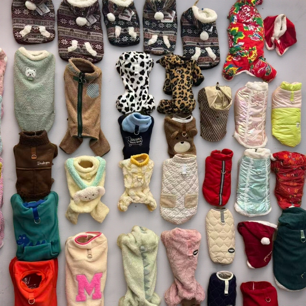 冬季加绒保暖可爱宠物衣服适合泰迪比熊等小型犬