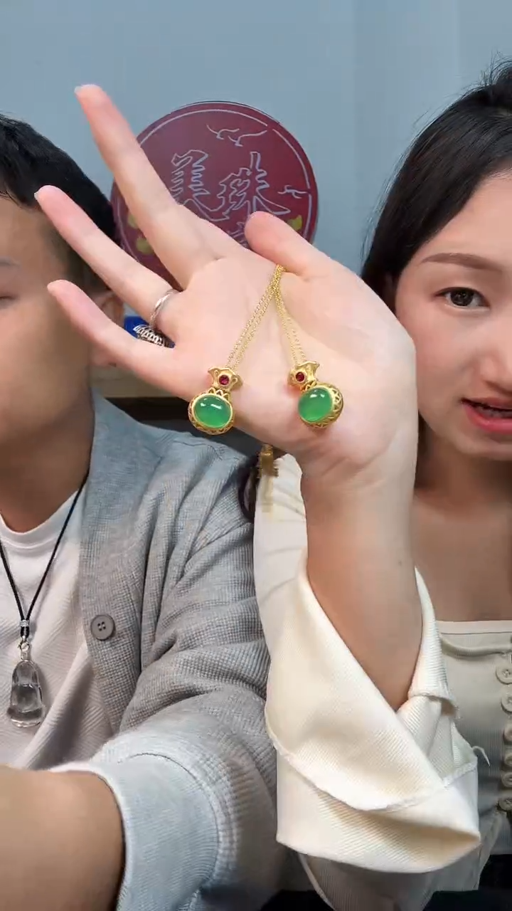 合金颈饰玛瑙/玉髓4703天然珠宝吊坠带链子多样性发一个