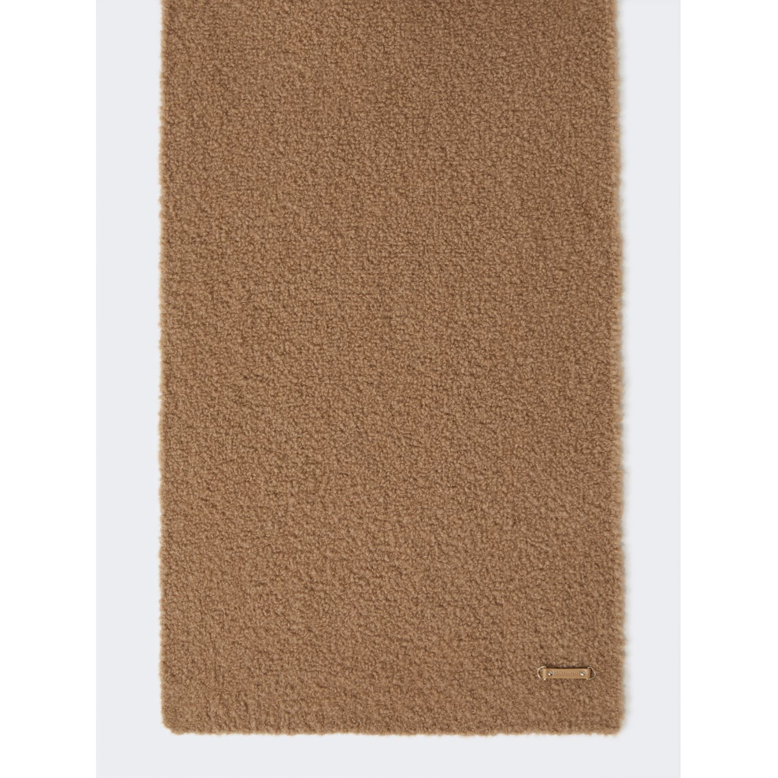 未使用 MaxMara 现货 时尚百搭骆驼绒混纺徽标围巾 WJ0037