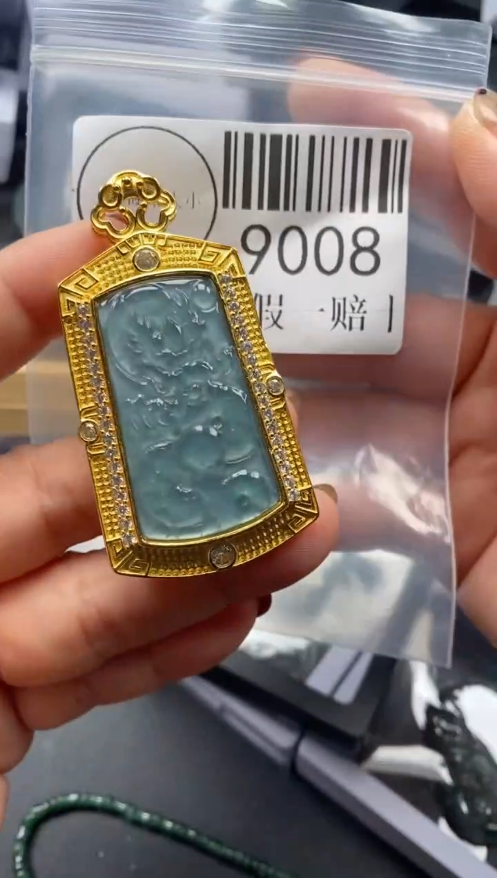 吊坠(不含链)未镶嵌翡翠9008
