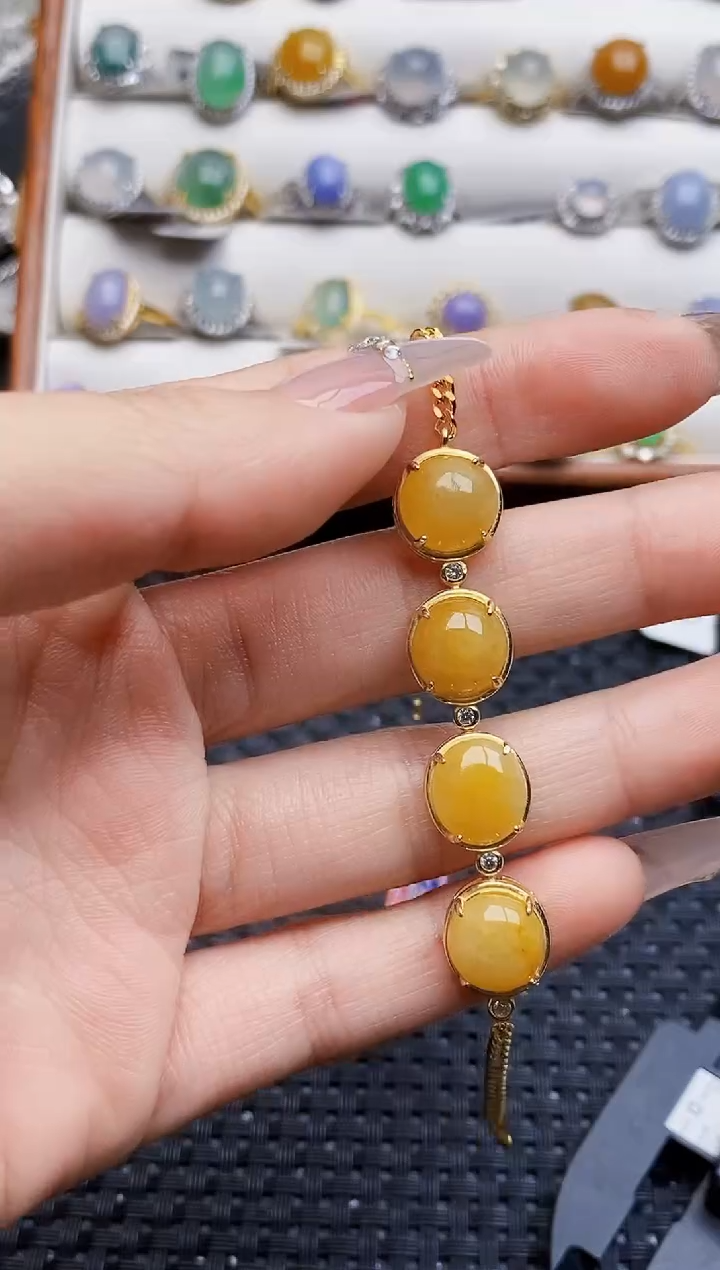 银S925镶嵌戒指翡翠6851