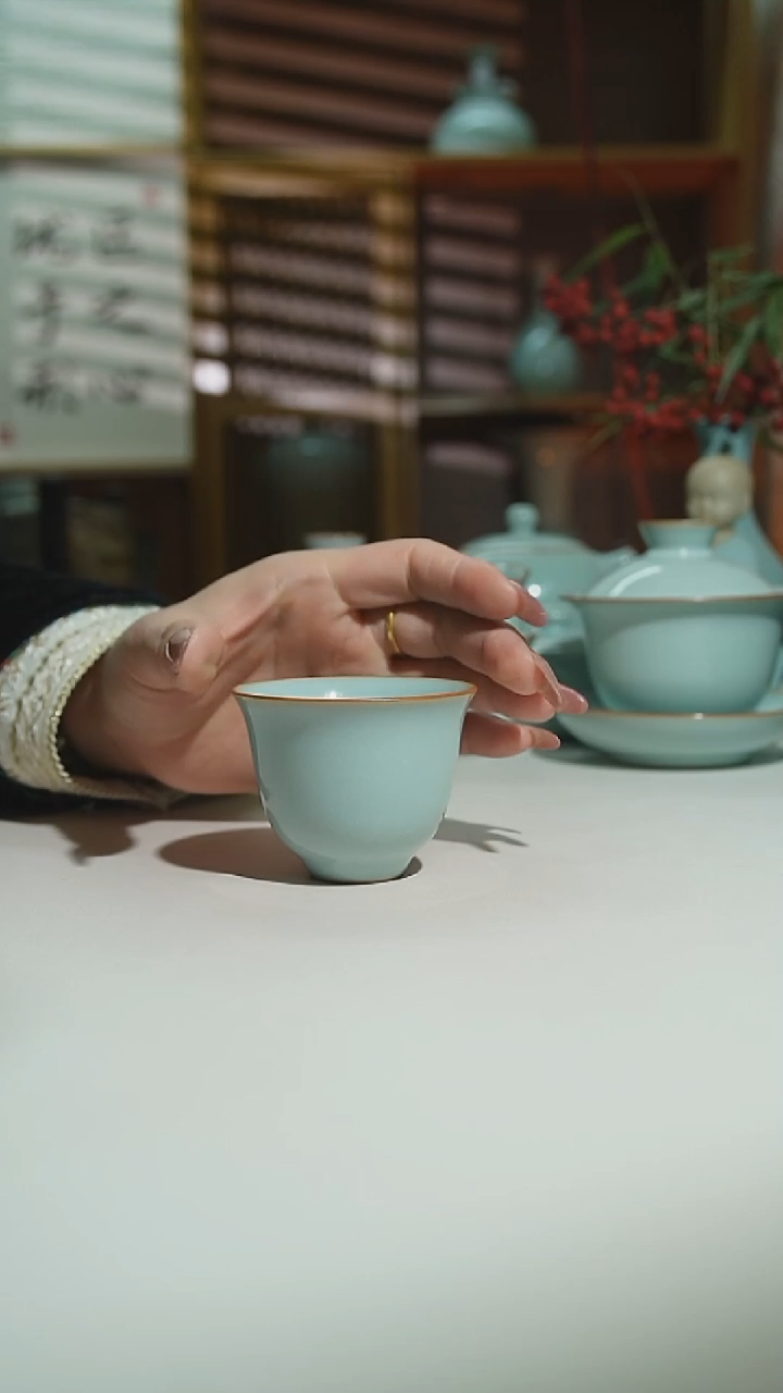 珑匠天青玉兰杯二级安全包装