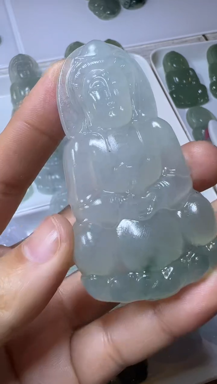 【闪购商品】定制翡翠未镶嵌观音