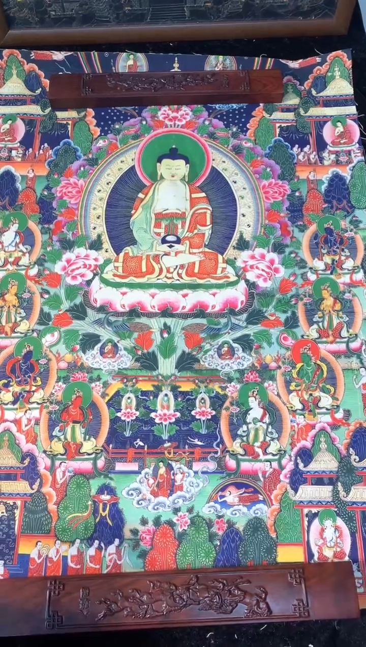卷轴画148阿弥陀佛