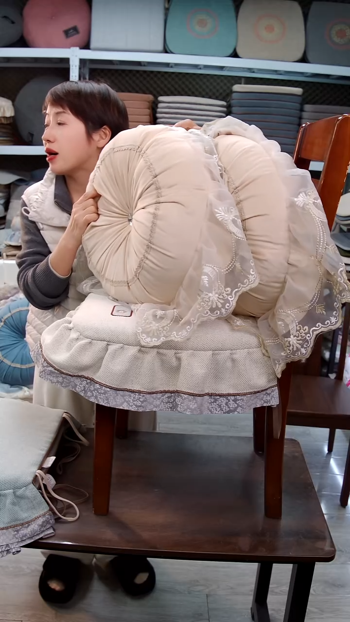 布抱枕圆圈：米色2个