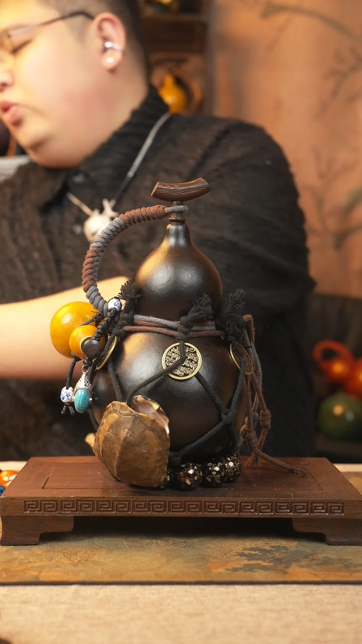 【闪购商品】173大漆葫芦一物一拍记葫堂出品