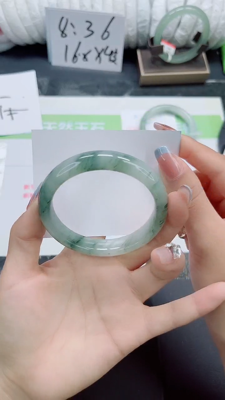 未镶嵌手镯石英质玉b38-59