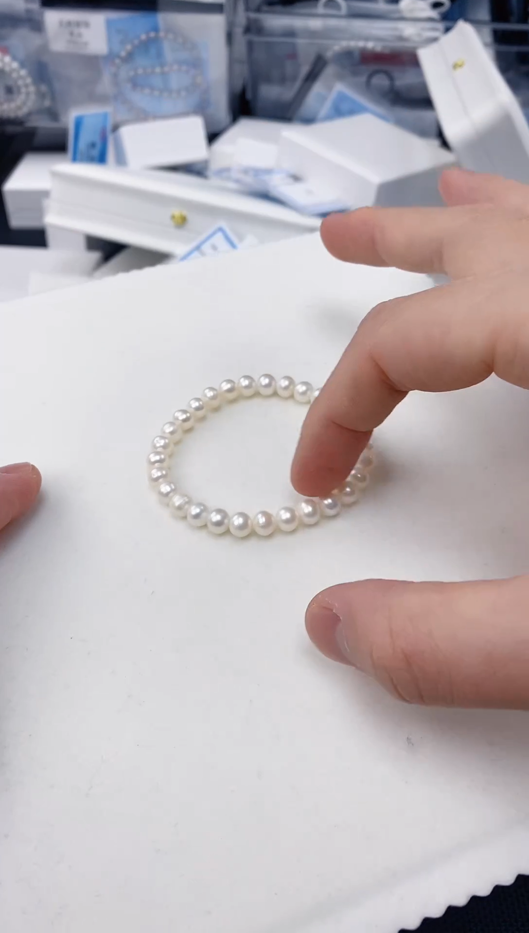 未镶嵌耳饰淡水珍珠SL1025