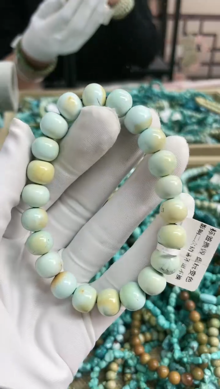 【闪购商品】绿松石珠宝奇石未镶嵌10mm+