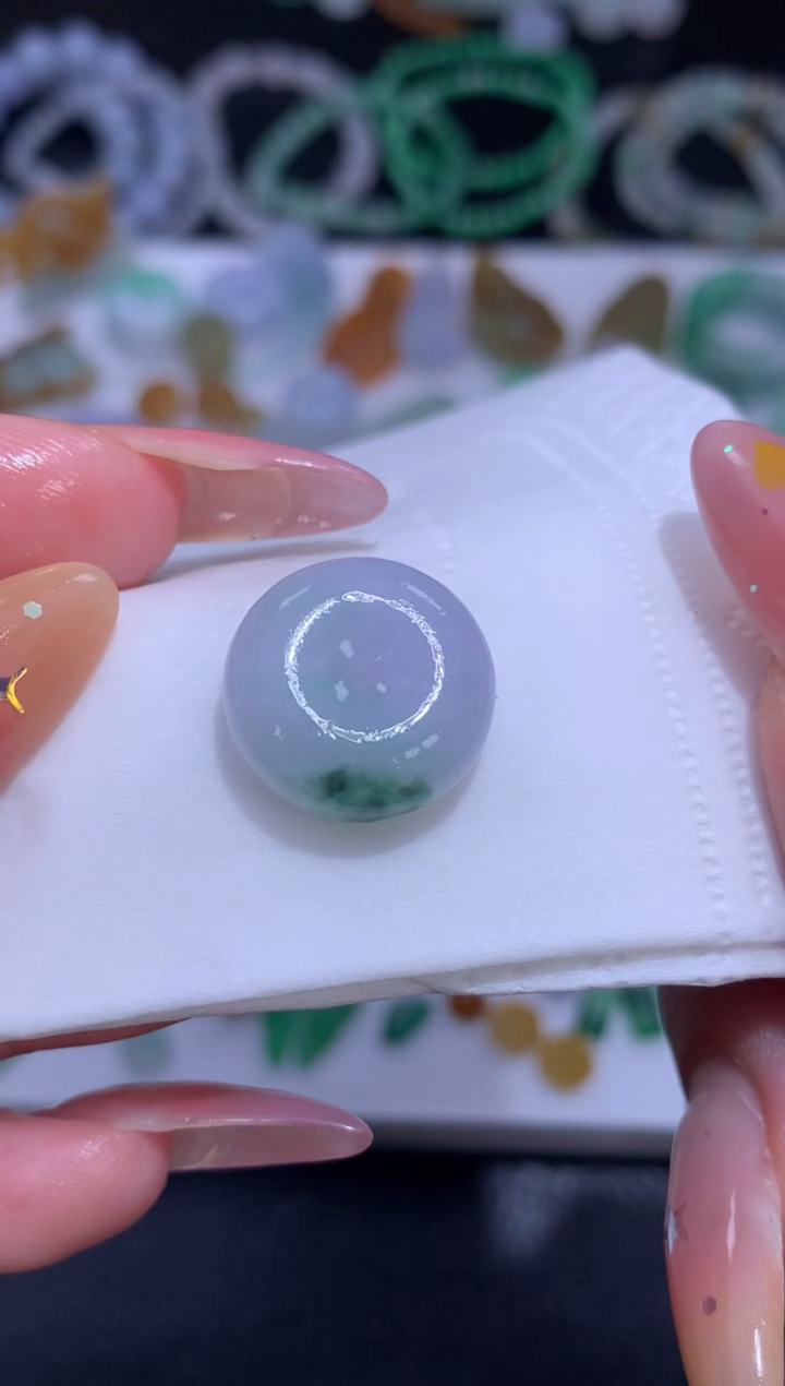 定制翡翠未镶嵌扣子