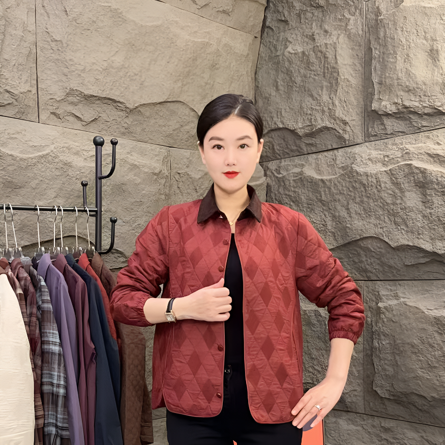 妈妈装流行时尚潮牌女装宽松春秋装外套休闲百搭长袖大码老年潮牌