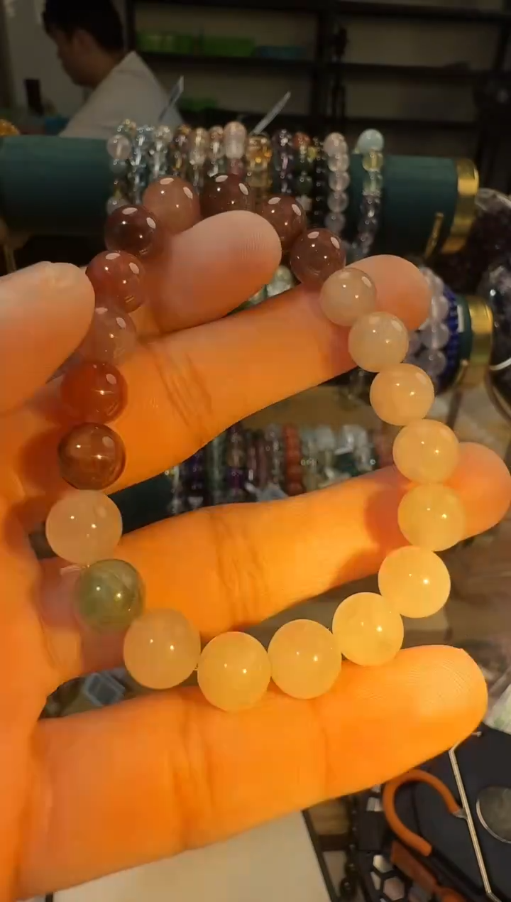 未镶嵌手链水晶晶6474 约8mm