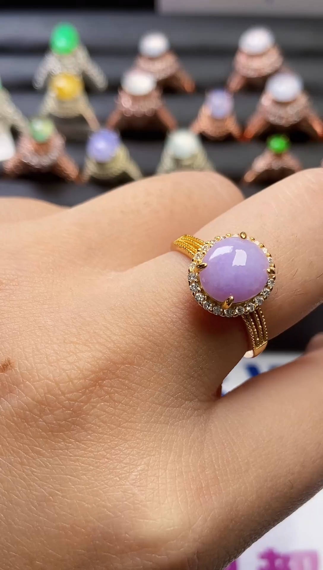 【闪购商品】翡翠戒指银S925镶嵌0000