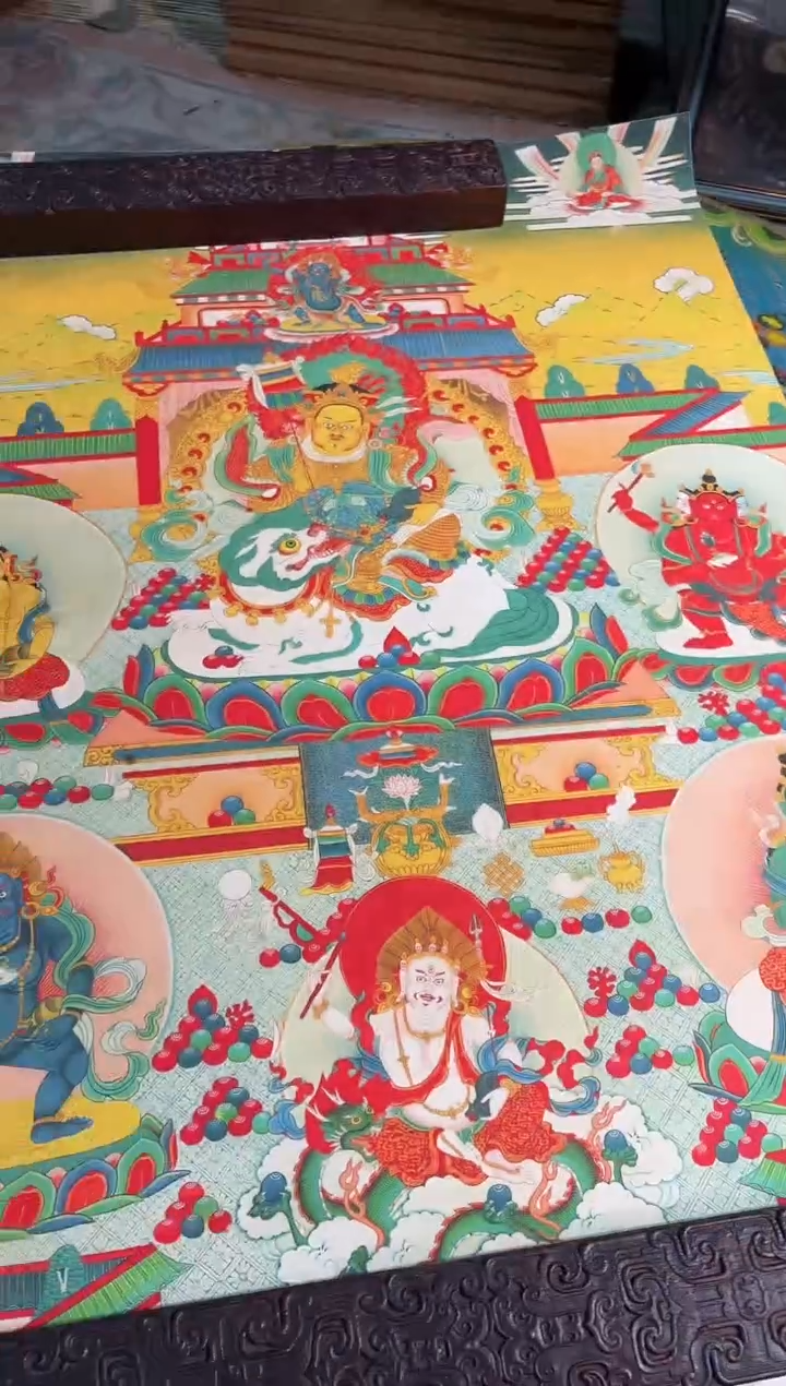 卷轴画天天的唐卡tk160