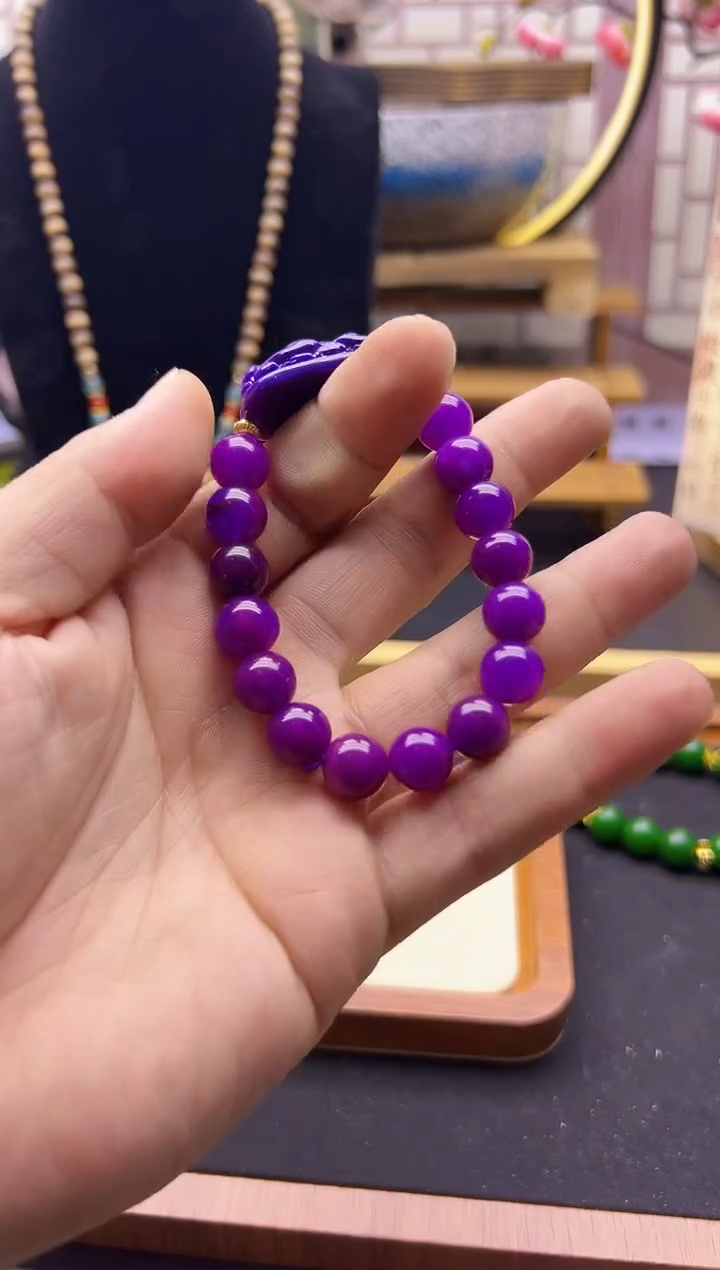 【闪购商品】苏纪石（舒俱来）颈饰14K金镶嵌S274