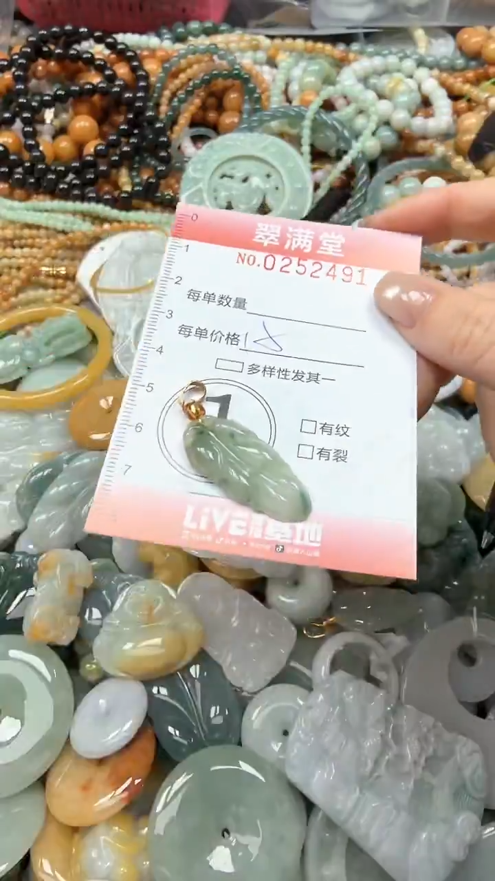 未镶嵌挂件翡翠闪购0252491