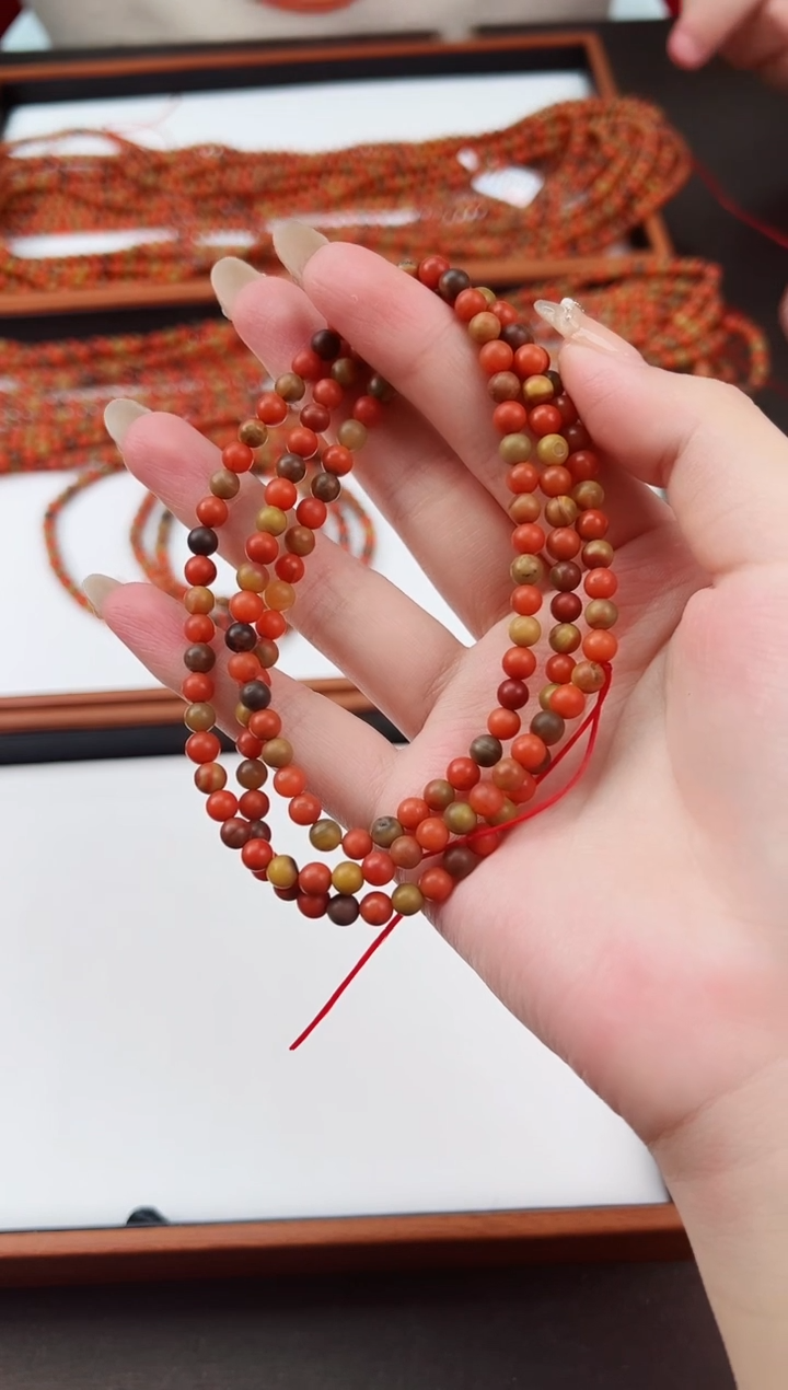 【闪购商品】南红玛瑙巧家包浆长串卡5+未镶嵌云南昭通
