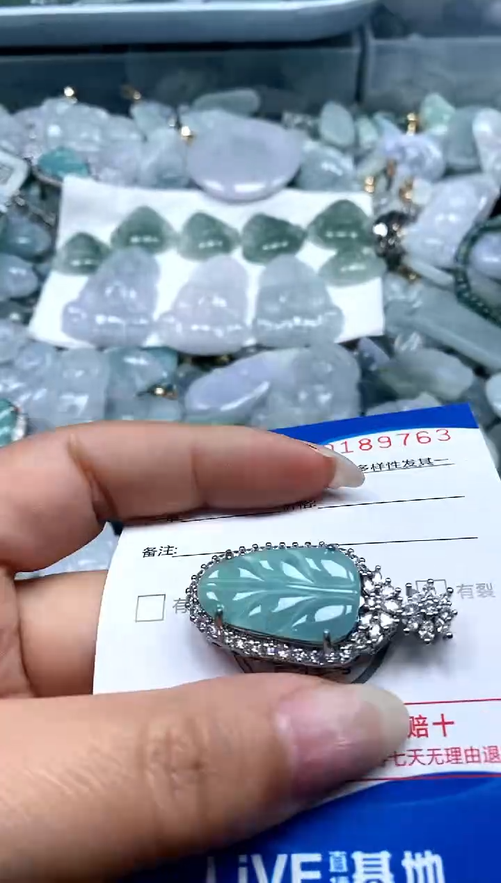 【闪购商品】翡翠颈饰未镶嵌闪购商品0189763