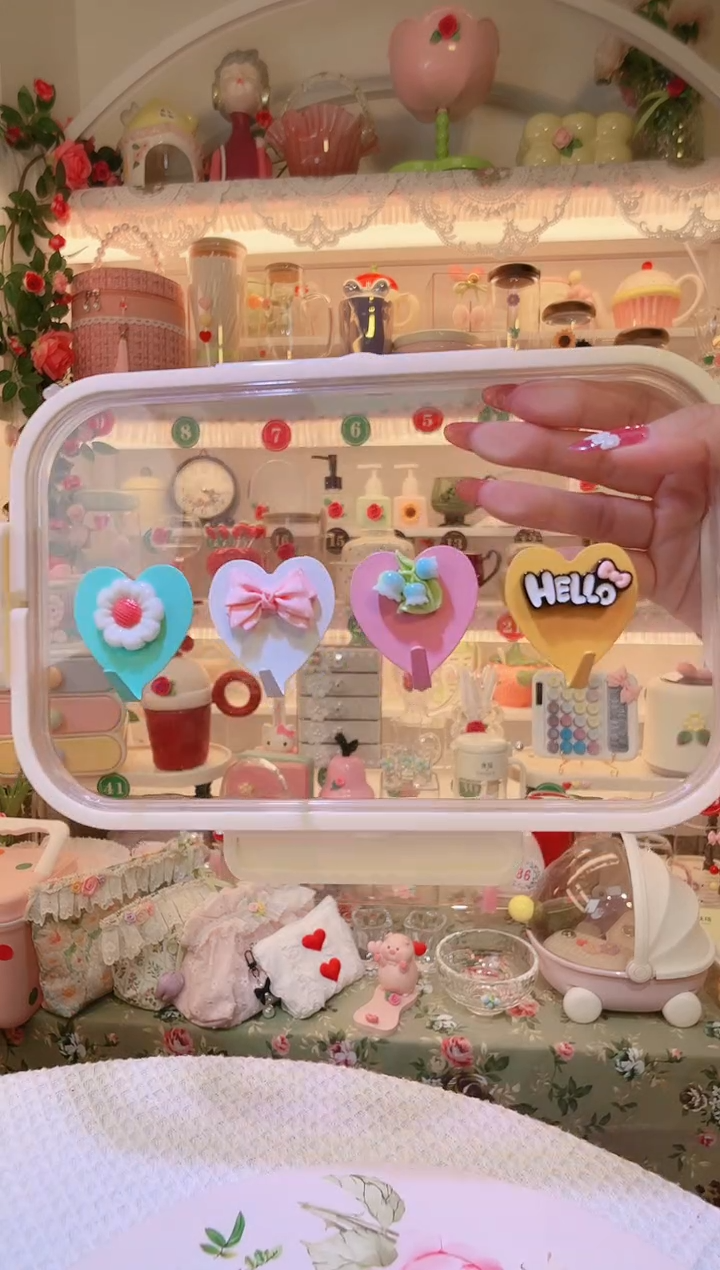 爱心挂钩4个——手工制作品质好！