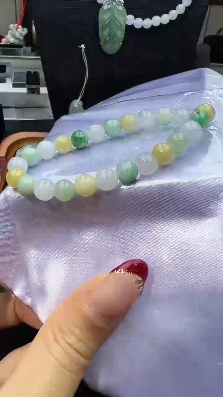 【闪购商品】翡翠手串未镶嵌玉珠