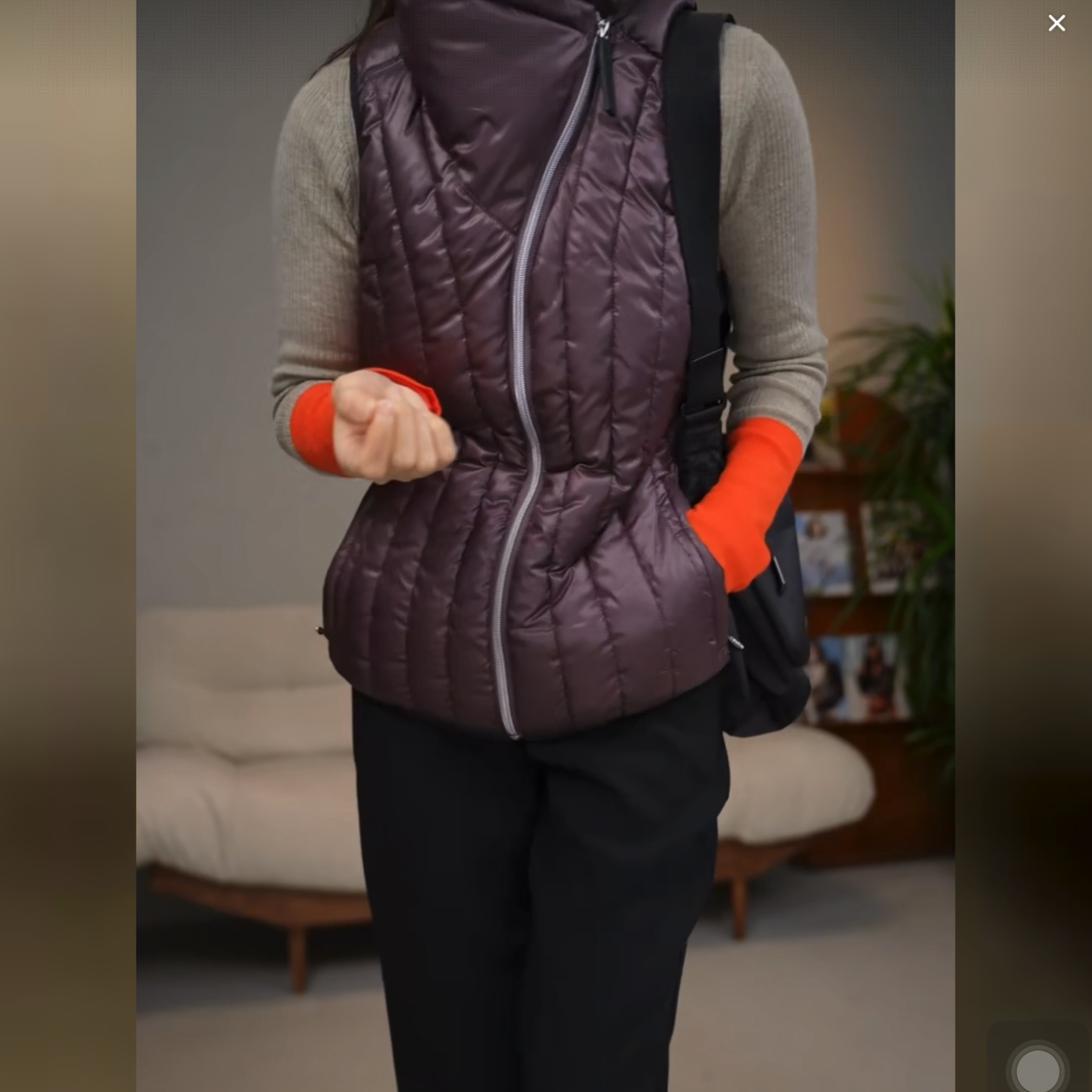 秋冬时尚修身立领保暖外穿马甲背心KC05