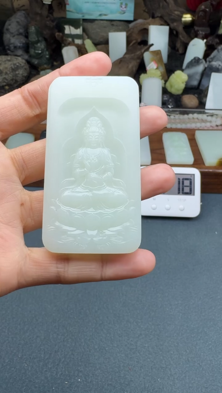 【闪购商品】和田玉颈饰未镶嵌开心