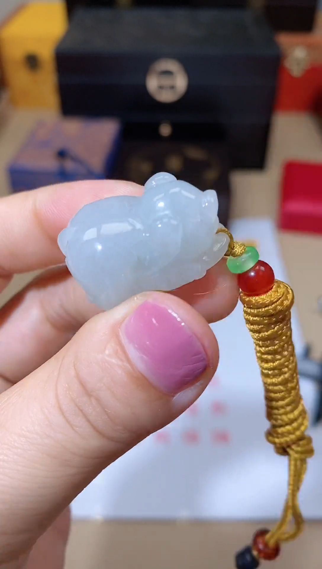 【闪购商品】翡翠颈饰未镶嵌天然A货翡翠
