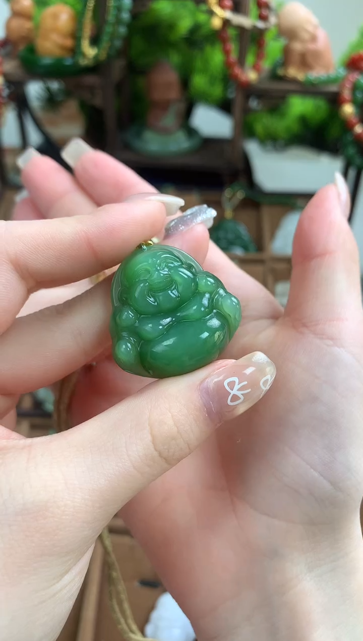 【闪购商品】和田玉颈饰未镶嵌吊坠30mm