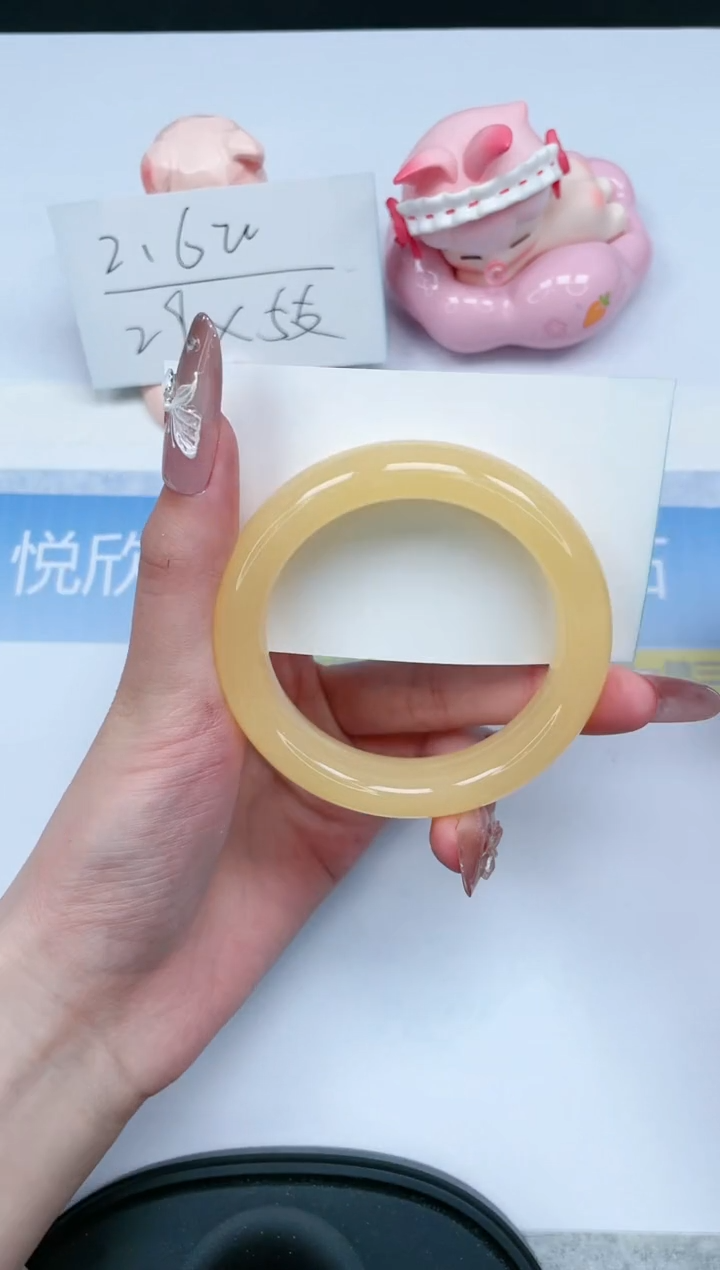 【闪购商品】石英质玉手镯未镶嵌349-53.4