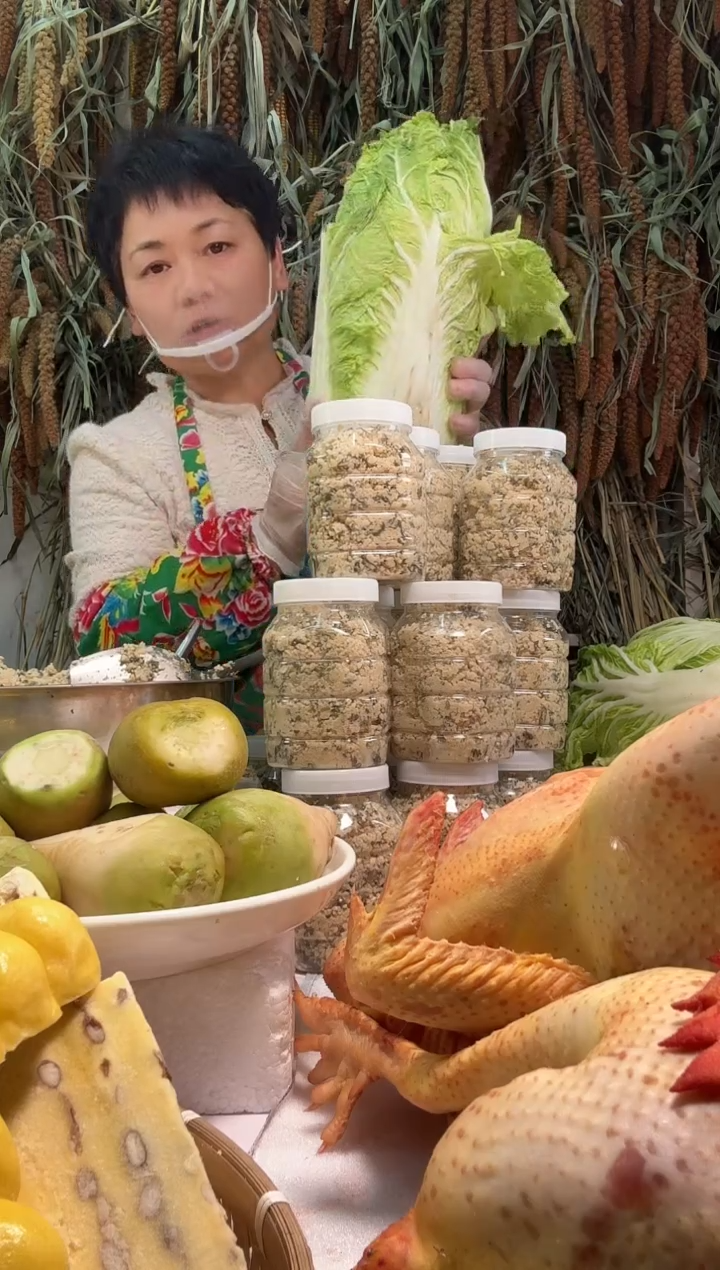 中国大陆高桩白菜1颗3-4斤左右