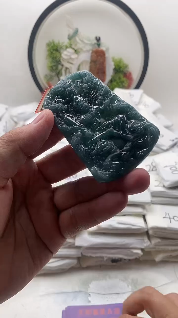 颈饰未镶嵌翡翠文殊