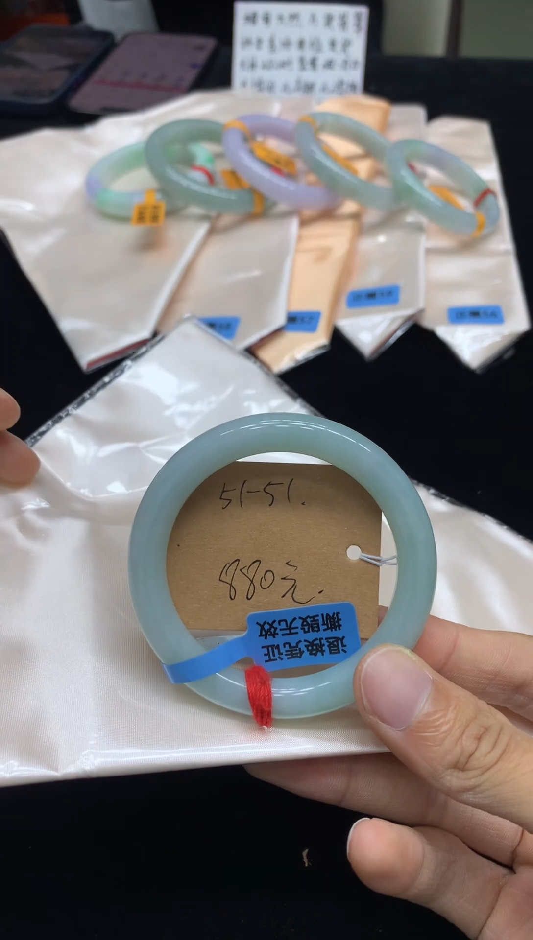 未镶嵌手镯翡翠古****马51-52（48小时鉴赏）