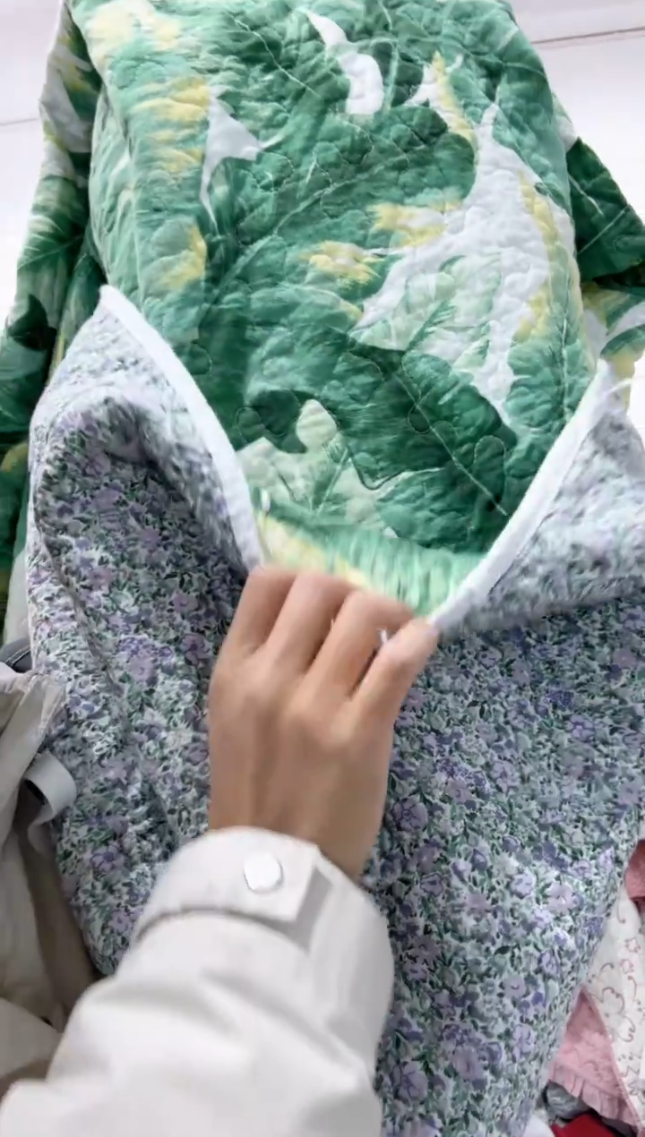 棉200*230纯棉床盖70号微瑕