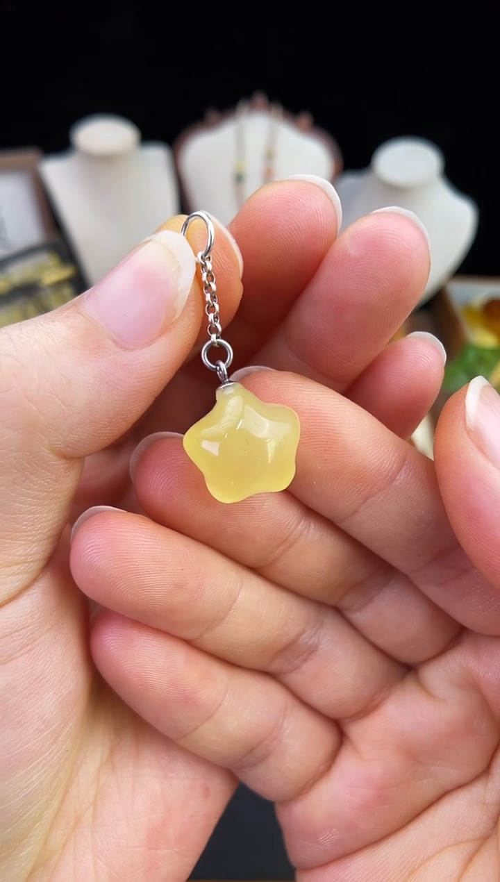 琥珀未镶嵌珠宝奇石柒月