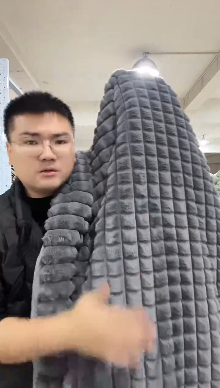 法兰绒200*230 灰色被套