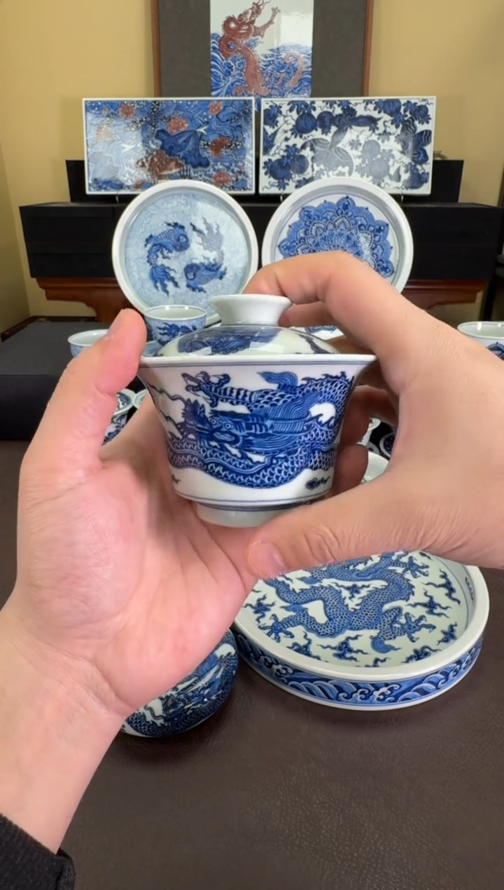 【闪购商品】羿器窑霸王龙马蹄盖碗