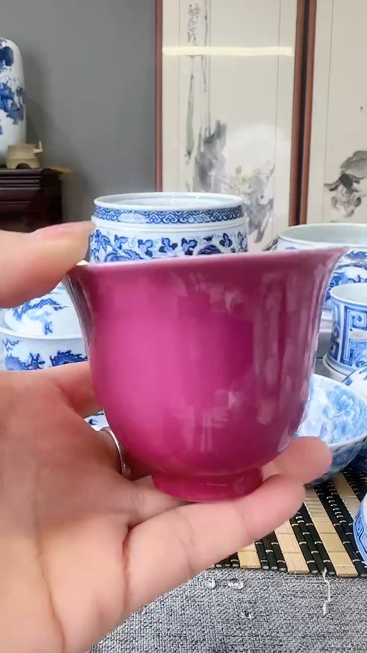 【闪购商品】摆件景德镇手工手绘杯子