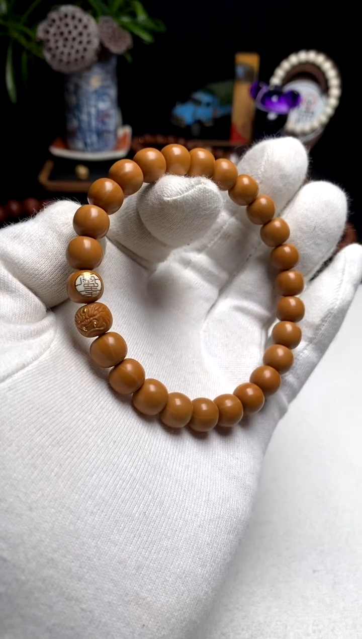 【闪购商品】猴头核桃手串雨墨臻至老型