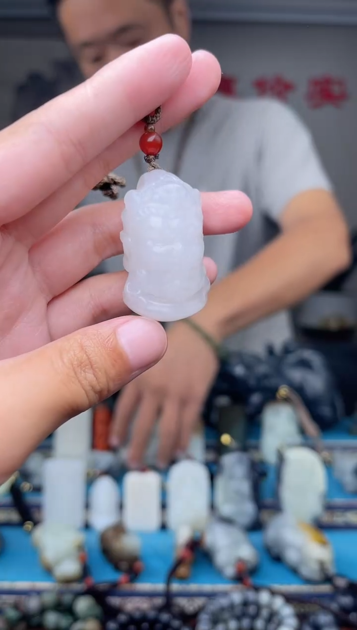 和田玉未镶嵌挂件1