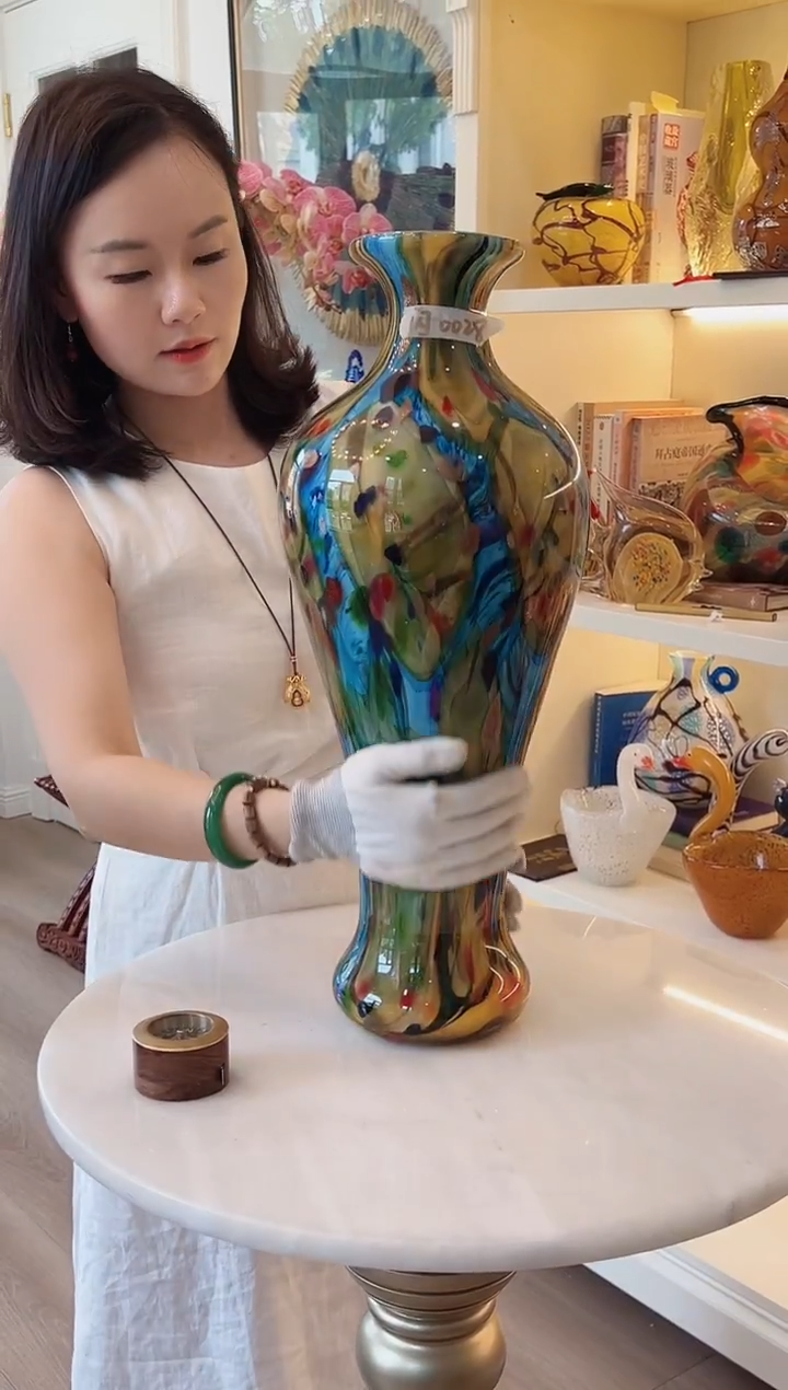 0028领尚琉璃花瓶
