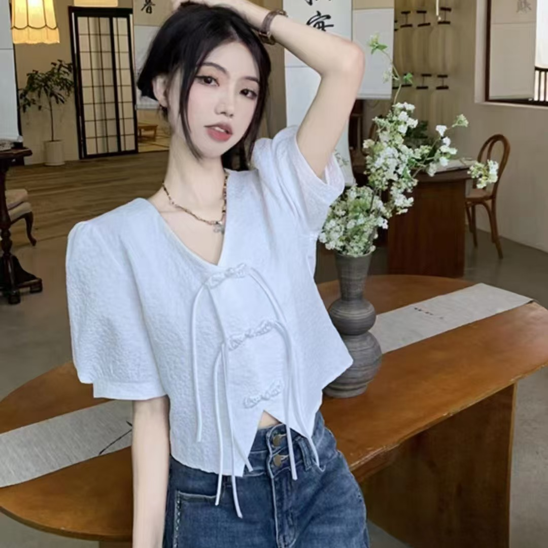 【1101-1110】夏韩版针织衫小衫时尚款