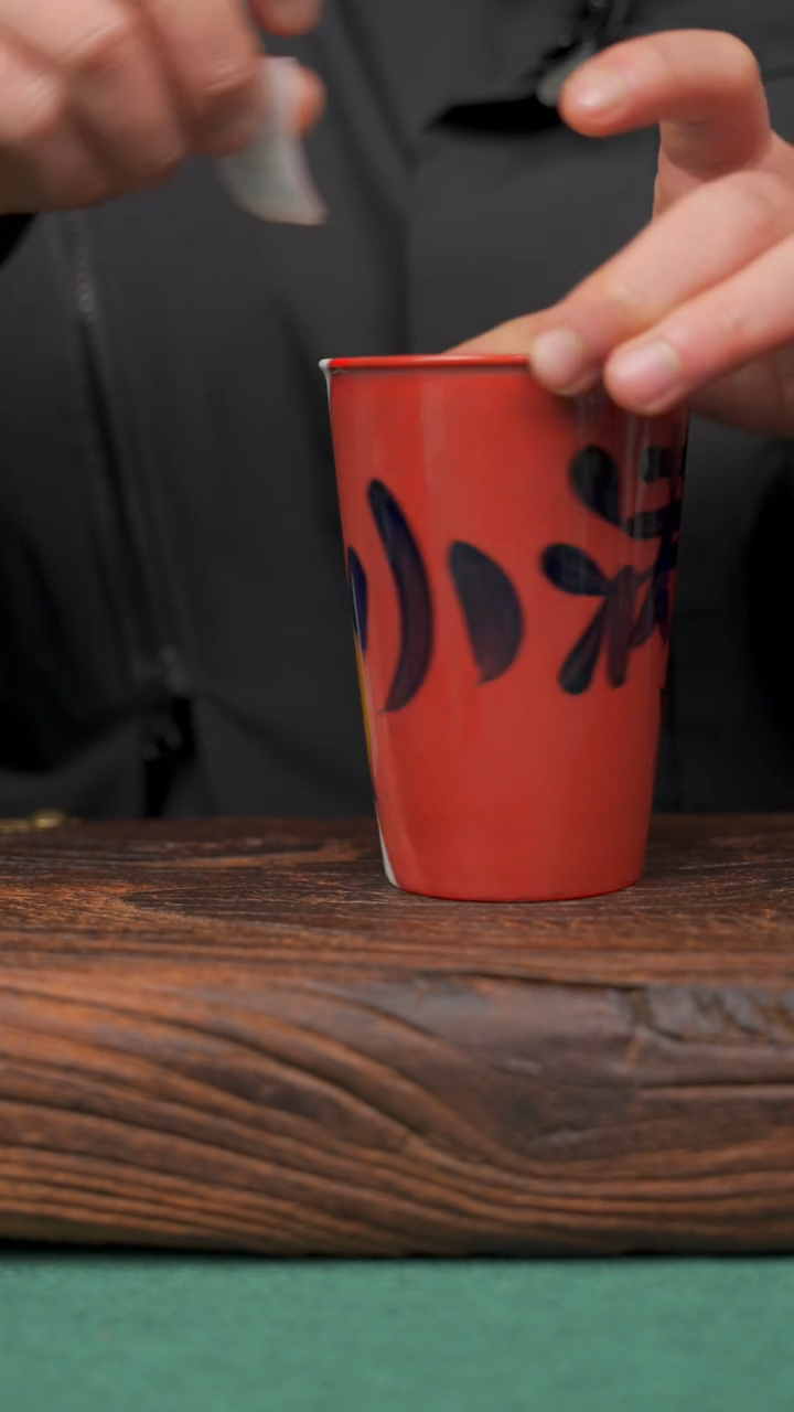 【闪购商品】瓷片58寻一缕瓷香杯釉下手工手绘瓷器