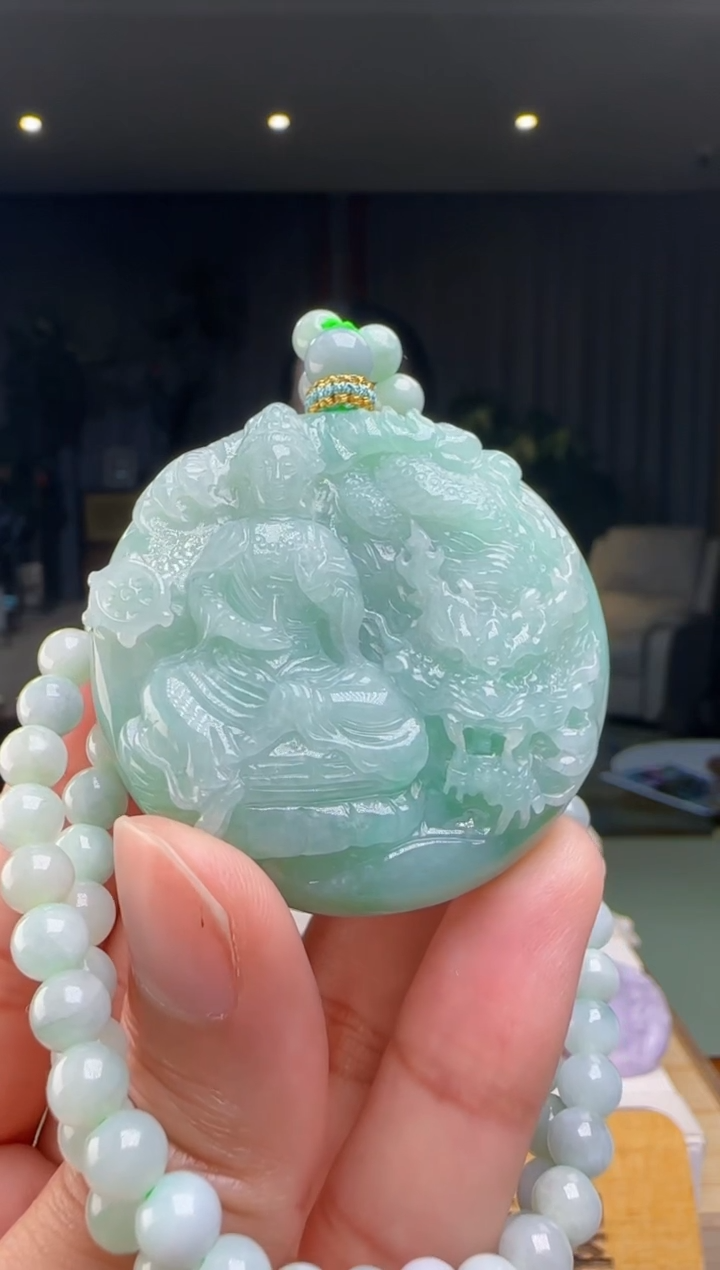 【闪购商品】翡翠吊坠(赠链)未镶嵌多样性发一XM@@WS1WX29985