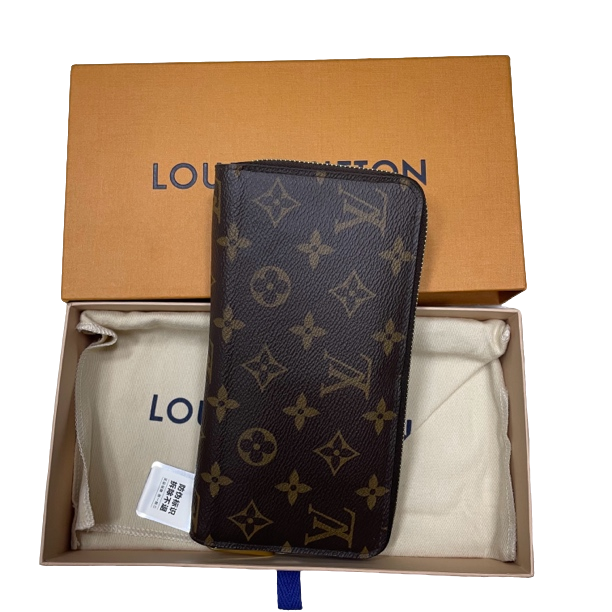 99新 LouisVuitton/路易威登 98新棕老花钱包 尺寸20/10