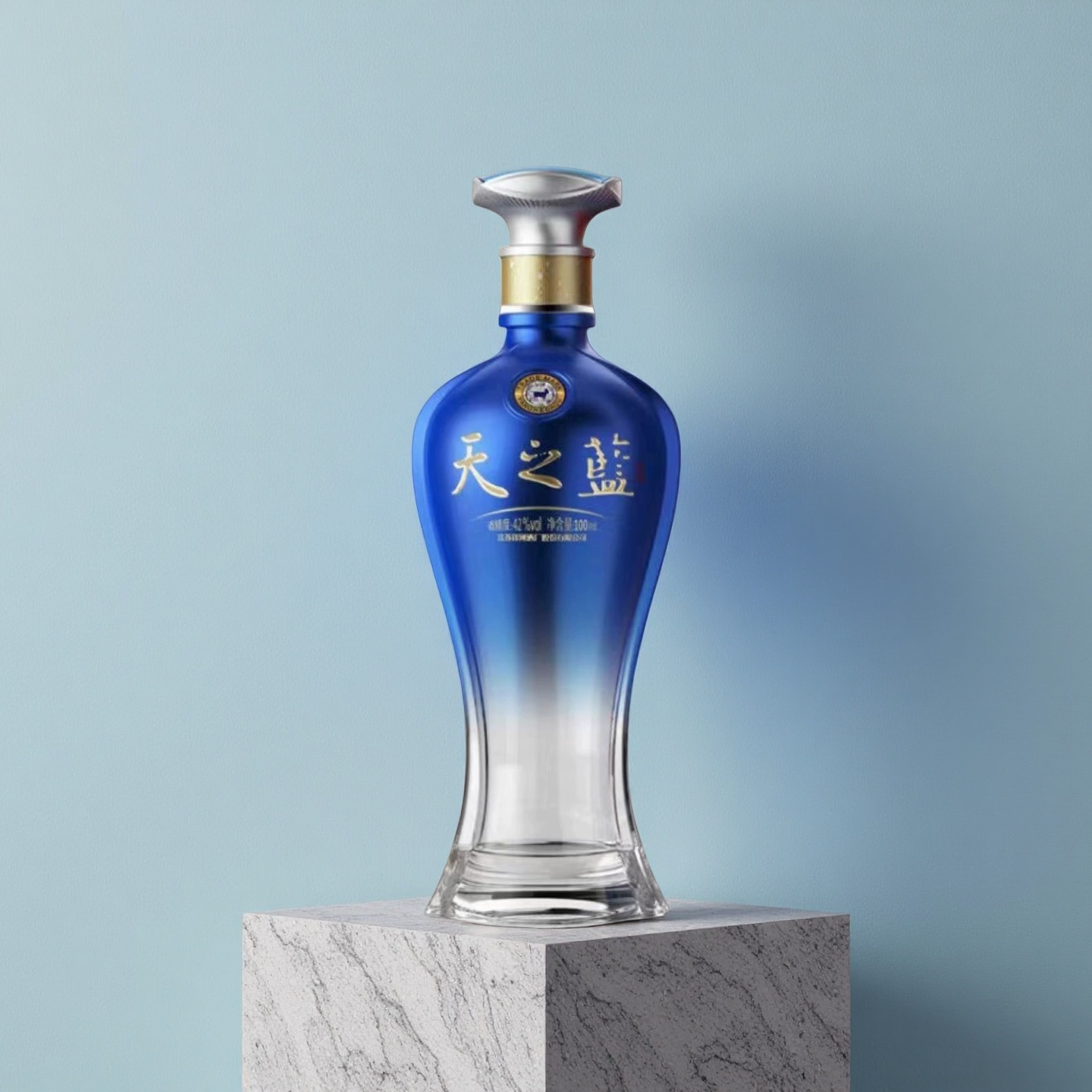 洋河洋河天之蓝小酒42度100ml (光瓶）42度100ML