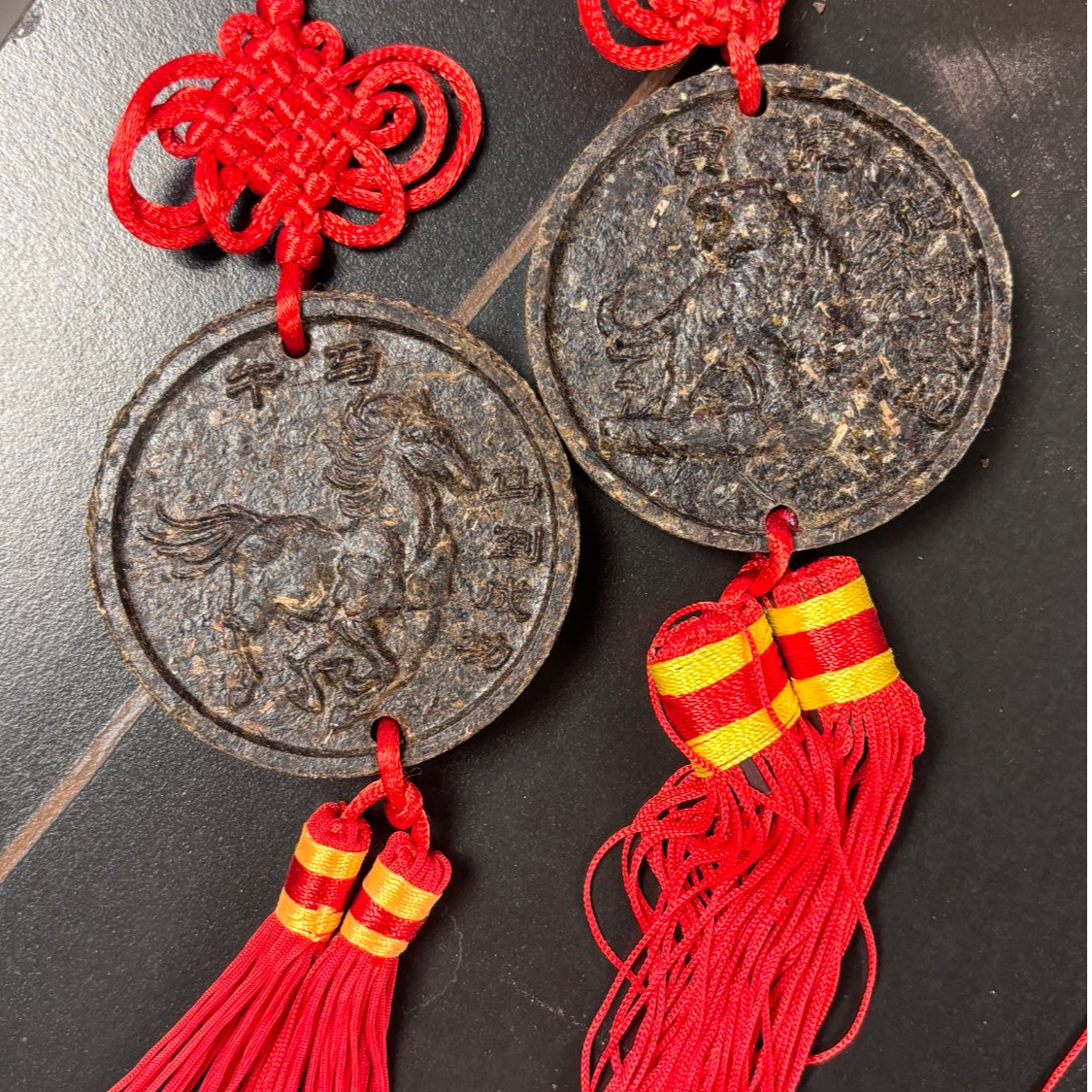 十二生肖茯茶挂件