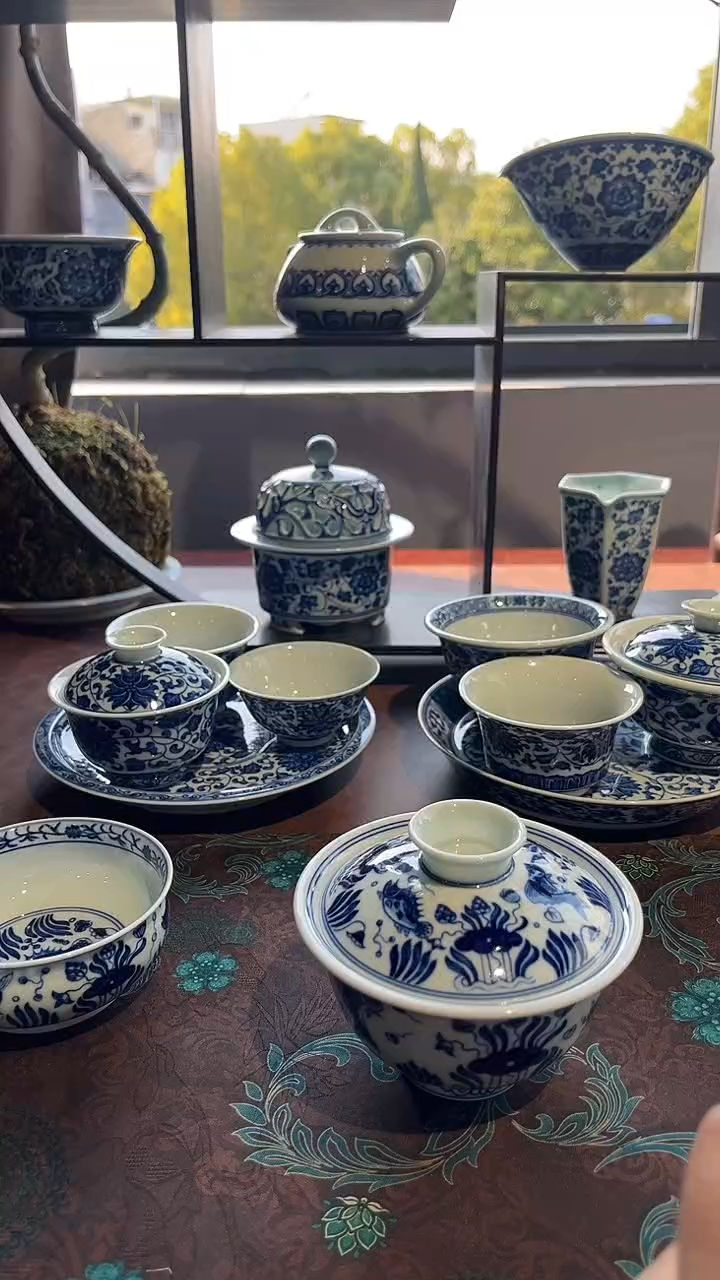 镹曰茶闲手工手绘柴窑制作