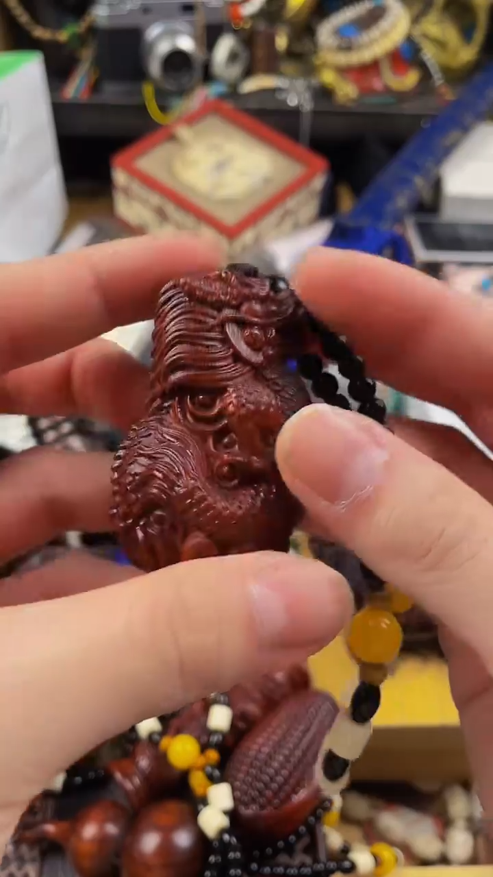 檀香紫檀（小叶紫檀）小熊拖鞋直播精选推荐