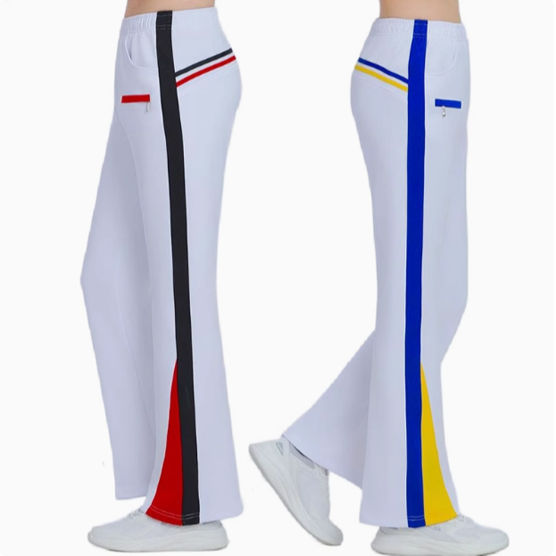 晋冠288薄款C30厚微喇裤提臀线运动长裤高弹运动休闲夏薄款速干