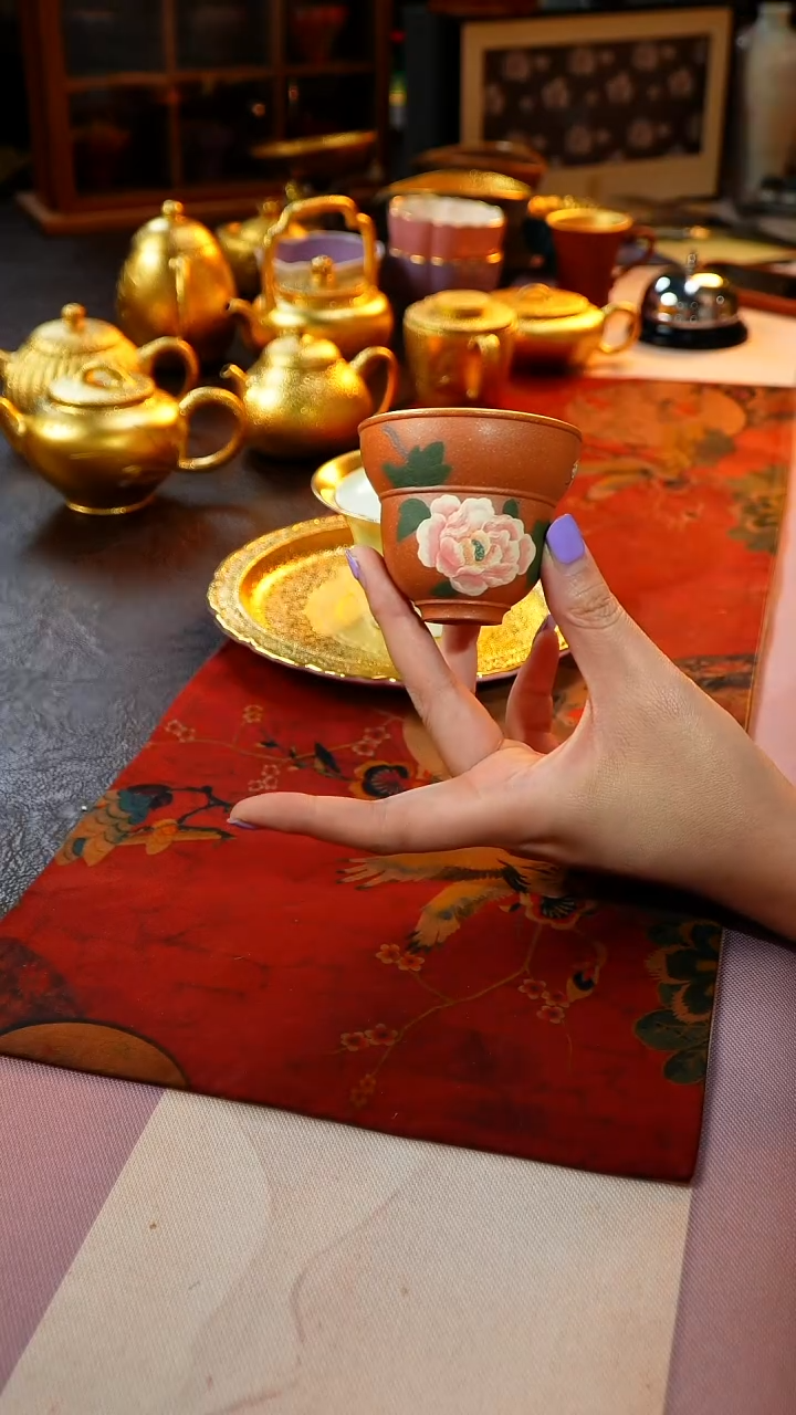 茶杯紫砂【宜景窑系列】杯子